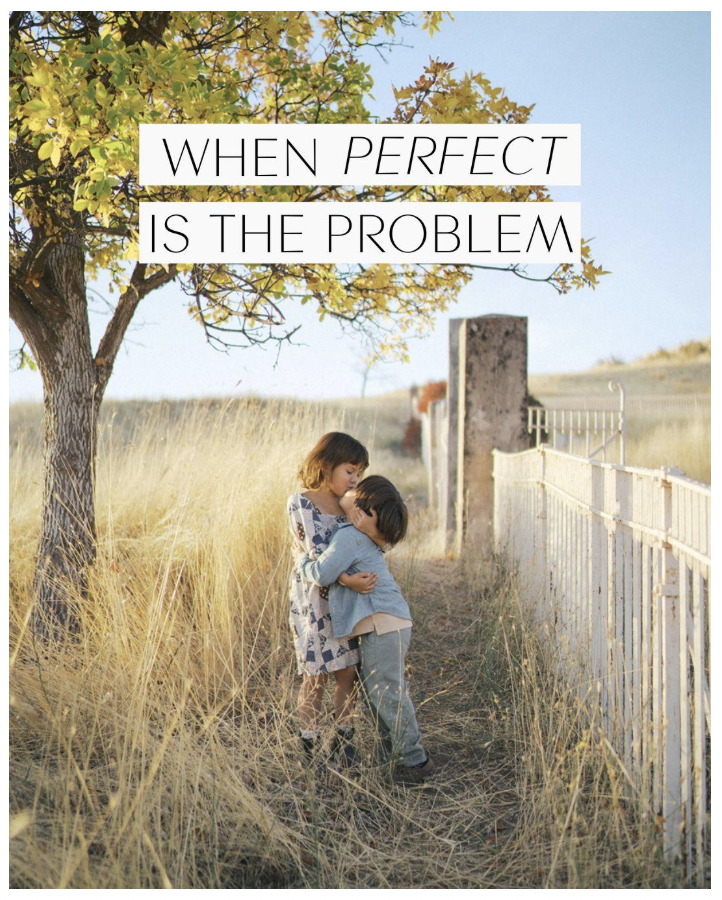 overcome perfectionism